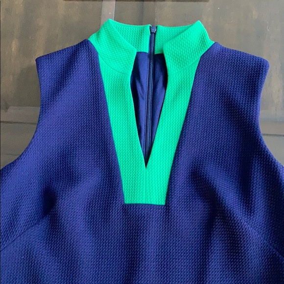 Jessica Howard Colorblock Sleeveless Shift Dress. - Picture 10 of 12